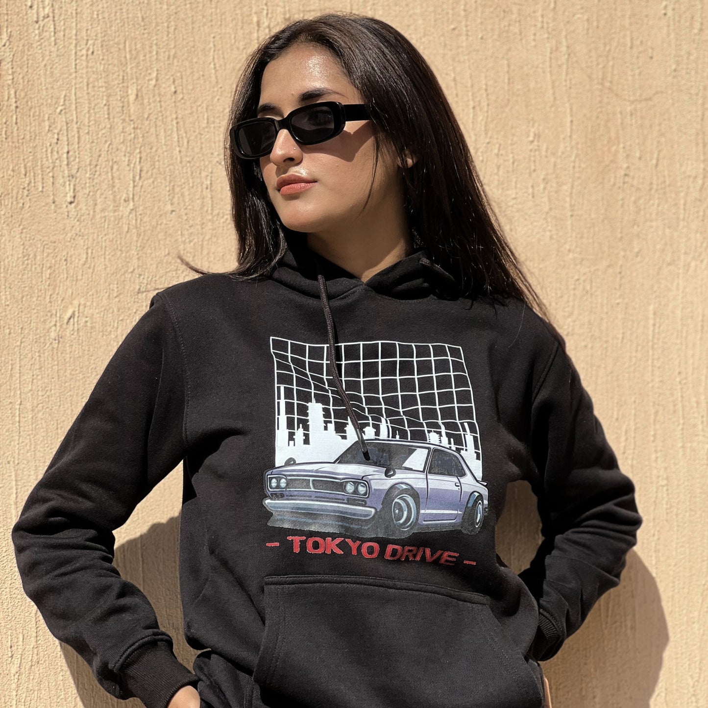 Tokyo Drive Printed Hoodie