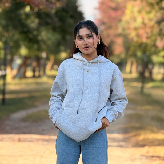 Prime Plain Grey Hoodie