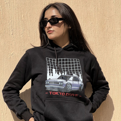 Tokyo Drive Printed Hoodie