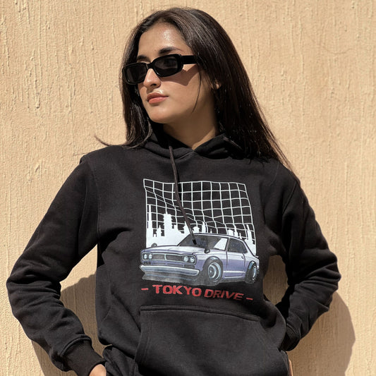 Tokyo Drive Printed Hoodie