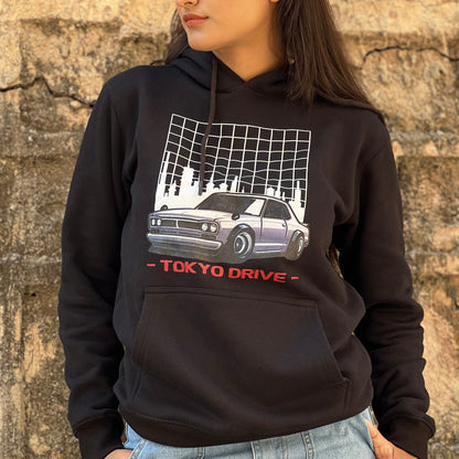 Tokyo Drive Printed Hoodie